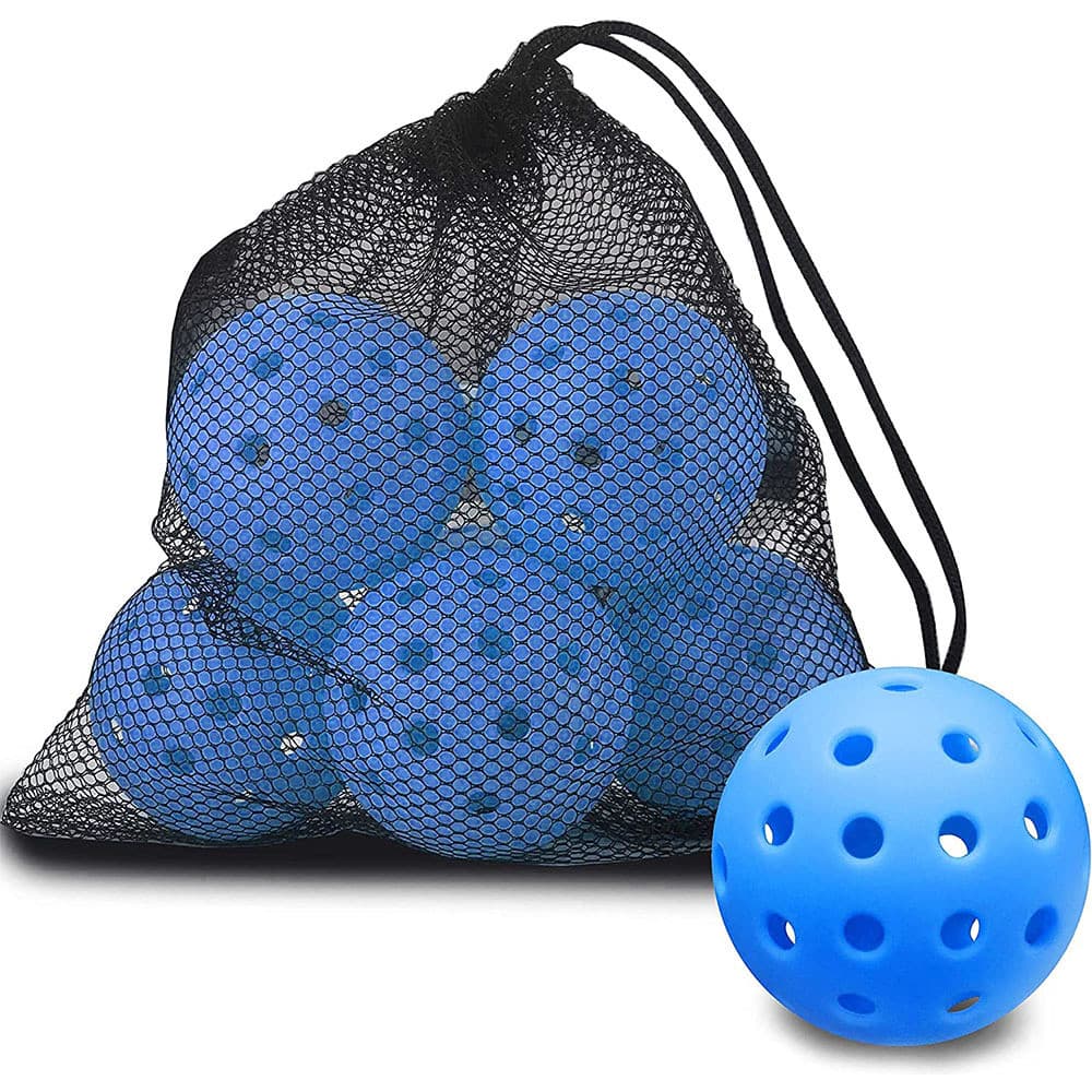 74mm 40 furos 26g saco de rede de pickleball pickleball plástico PE Material Super duro Weifu buraco bola