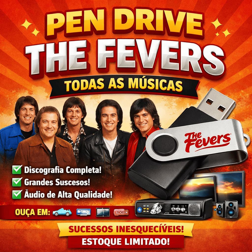 PenDrive Personalizado -  The Fevers  -  ENVIO 24Hrs