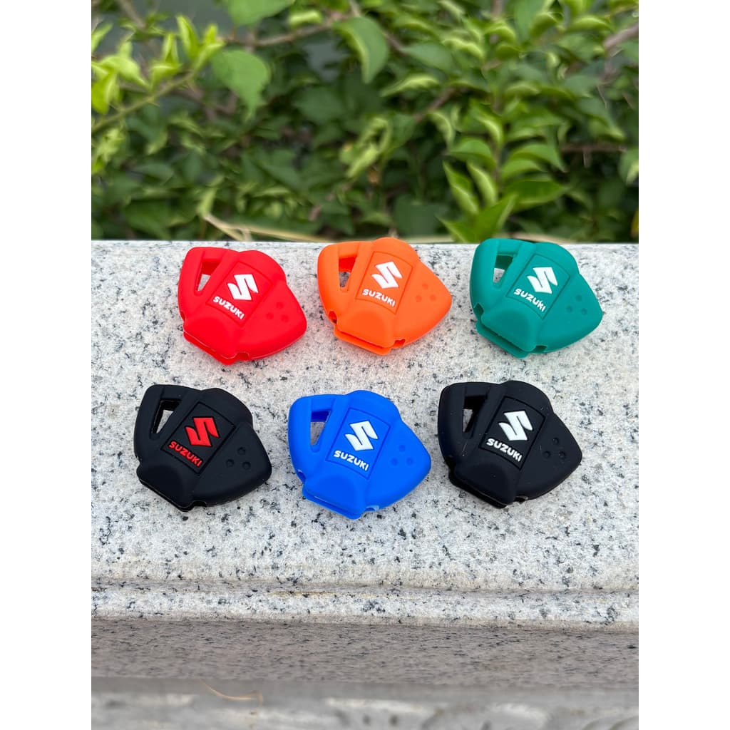 Dedicado Suzuki GSXR600 motocicleta DL650 pequeno r grande r chave de ignição reta Silicone capa protetora feixe curvo Q