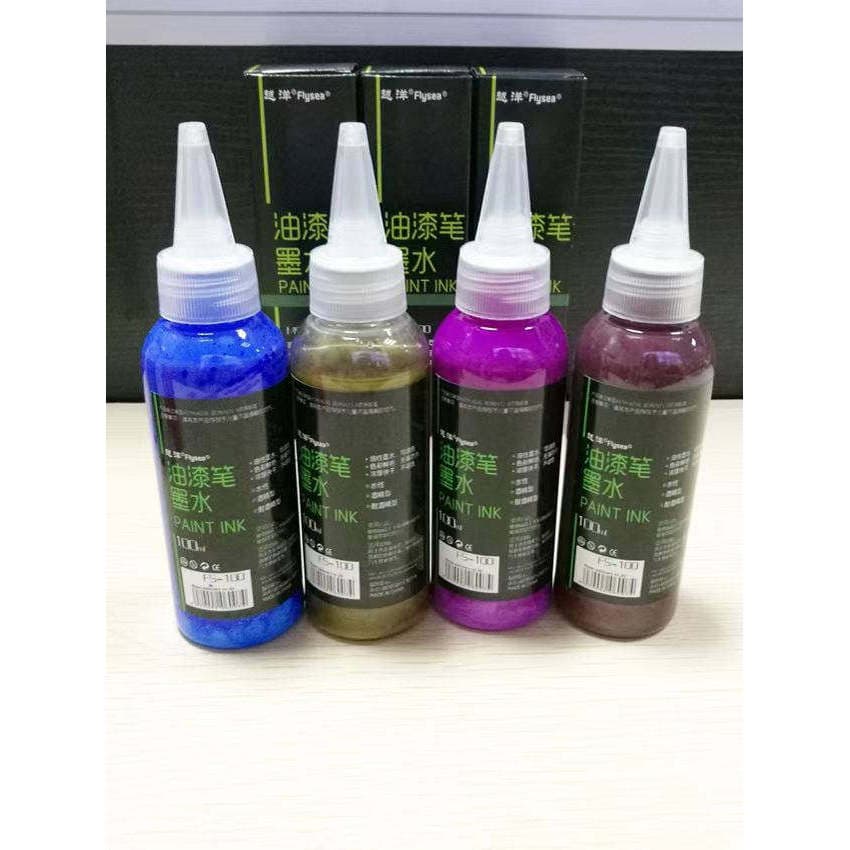 Yueyang caneta de pintura tinta Universal luz Odor caneta recarga líquido tinta branca dourada caneta tinta