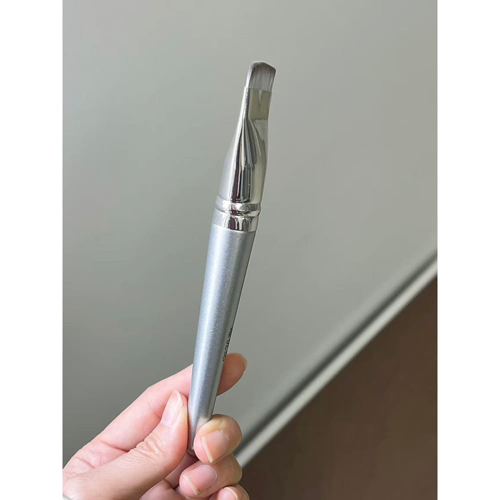 Weiyouji pincel de base em linha, sem marca, cabeça plana, sem pó, impecável, máscara de cabeça plana, ferramenta de pin