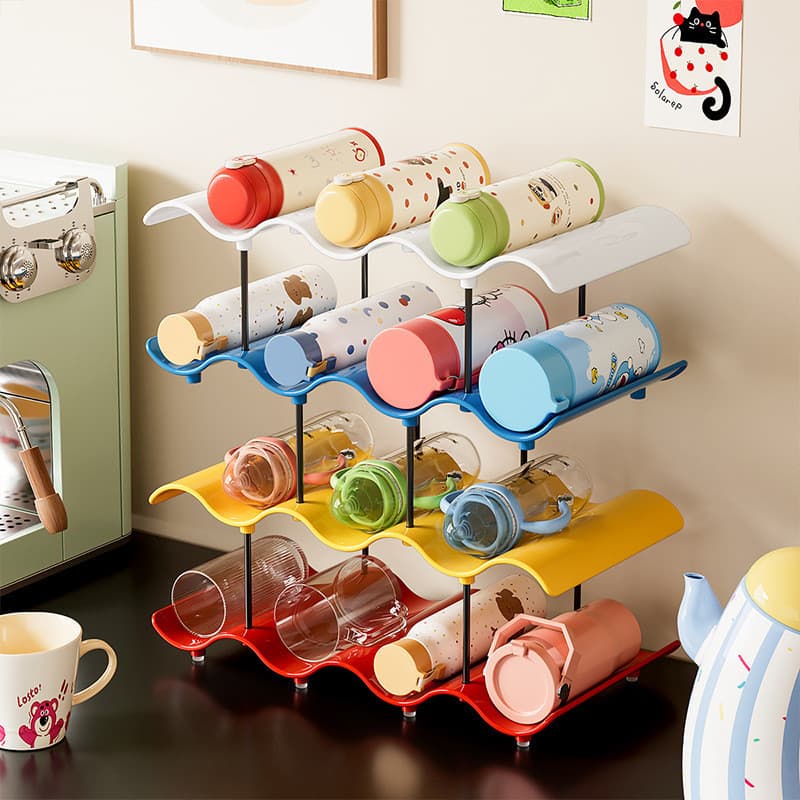 rack De Armazenamento De Copos , Suporte De Copo De Mesa , Caneca De Café De Balcão De bar Multicamadas
