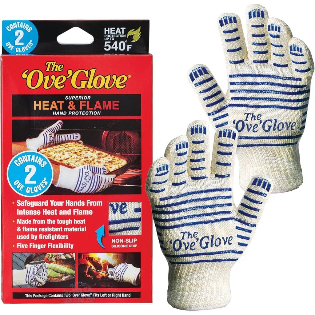 Luva Ove - Proteção Superior para as Mãos contra Calor e Chamas - Pacote com 2 Luvas de Forno 2OR9