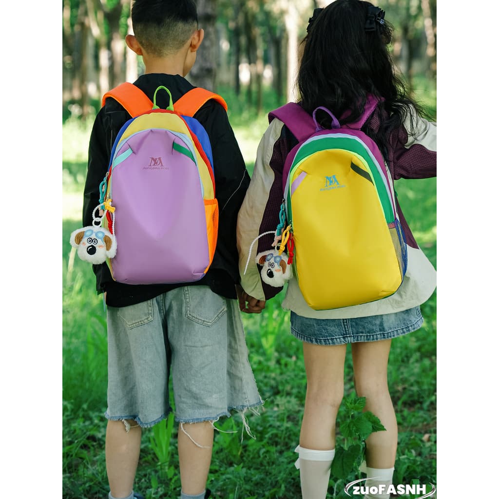 Meninos meninas crianças ao ar livre mochila dopamina cor contraste Ultra-leve saco de pele passeio jogar pesquisa mochi