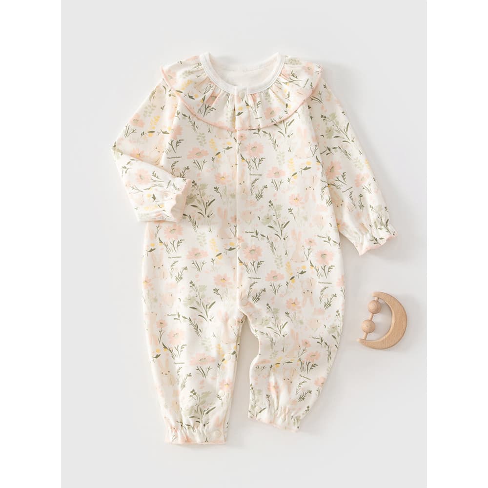 Macacão de bebê princesa um mês cem dias macacão Super fofo roupas de passeio da moda