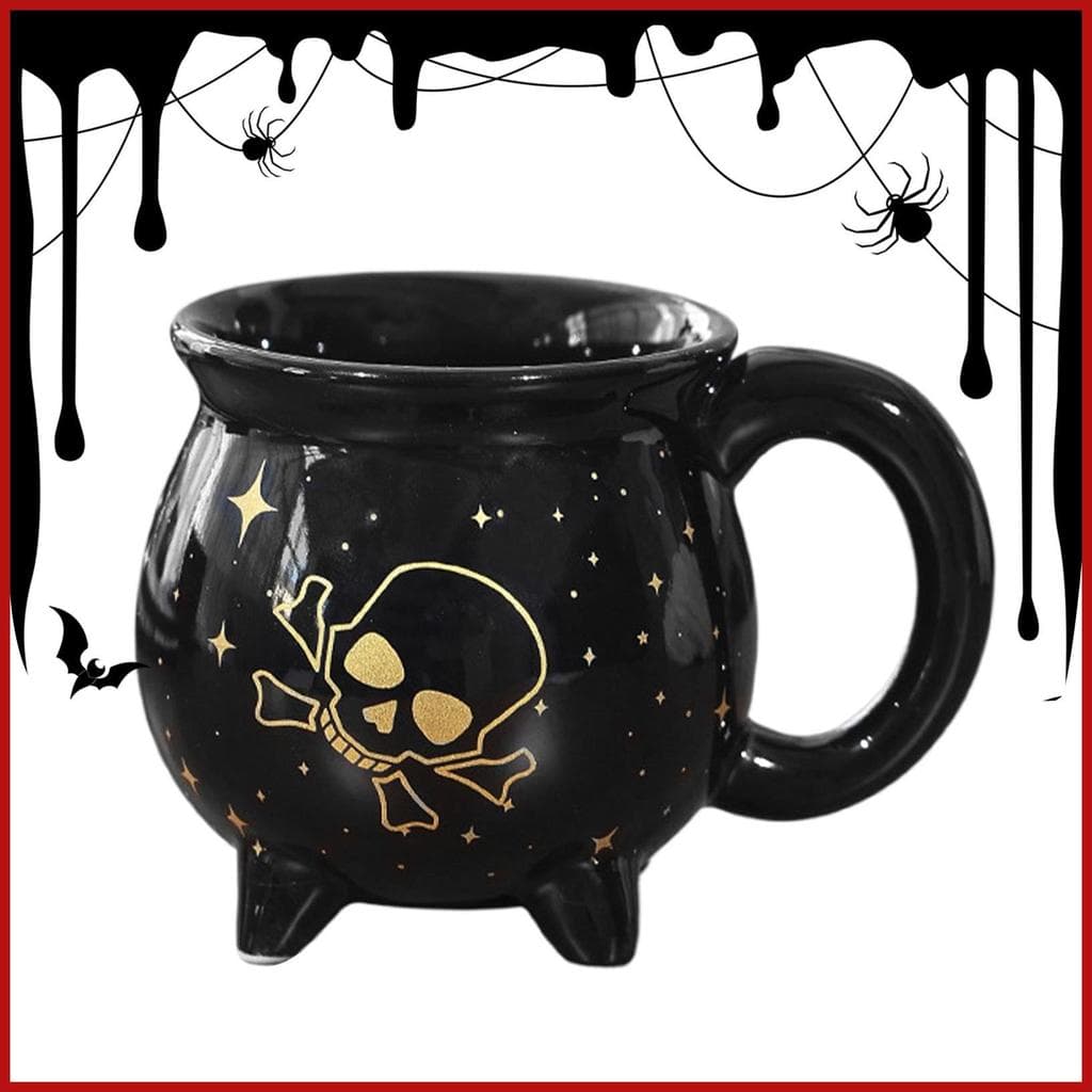 Caneca De Halloween Novidade Beber Drinkware Fontes De Festa Cerâmica Xícara De Café Para Outono Padaria De Água pomermy