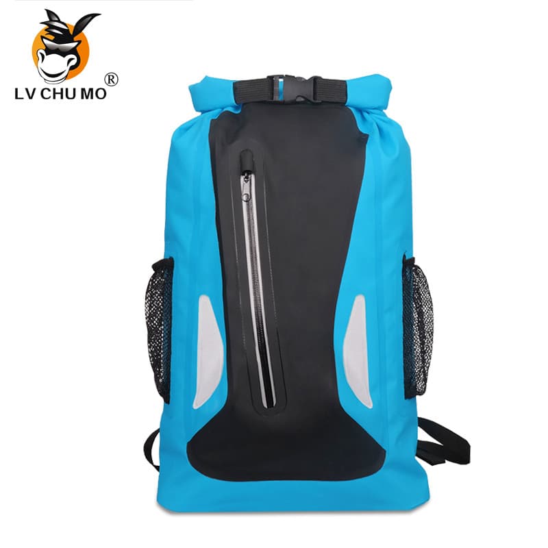 Mochila à prova d'água masculina, mochila de grande capacidade à prova d'água para mulheres, rastreamento de rio ao ar l