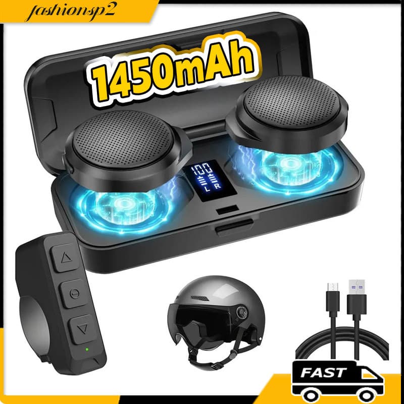 Fone De Ouvido De Capacete Moto Bluetooth Controle De Voz Microfone Para Moto Intercomunicador