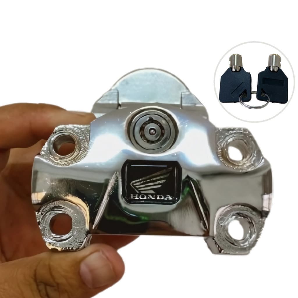 Trava Do Miolo Antifurto Ignição Moto Titan 160 150 Fan Star Cargo Trava Segurança Cromado Anti Mixa