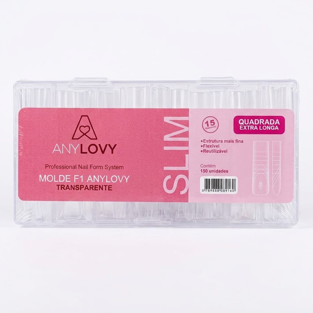MOLDE F1 SLIM QUADRADA EXTRA LONGA ANYLOVY