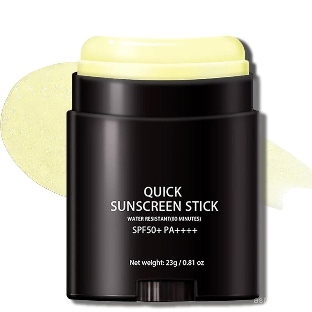 Protetor Solar em Bastão SPF PA50++++ de Amplo Espectro, Bastão Solar Coreano Semi-Mate para Rosto e Corpo, Sem Resíduos