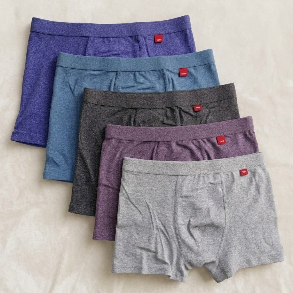 Kit 7 Cuecas Boxer Poliamida Box Masculina Adulto Premium Lisa Sem Costura
