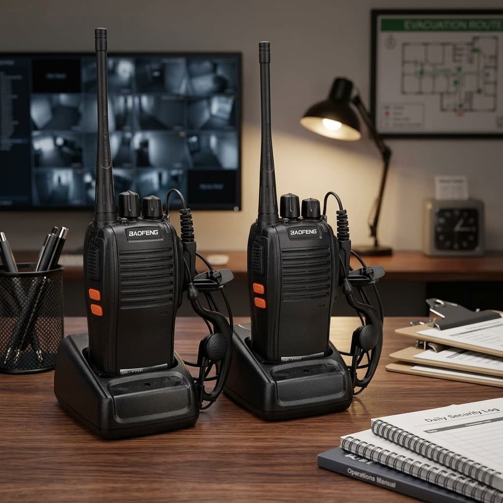 Walkie Talkie Baofeng 777S Recarregável Base Carregamento 16 Canais Limpo