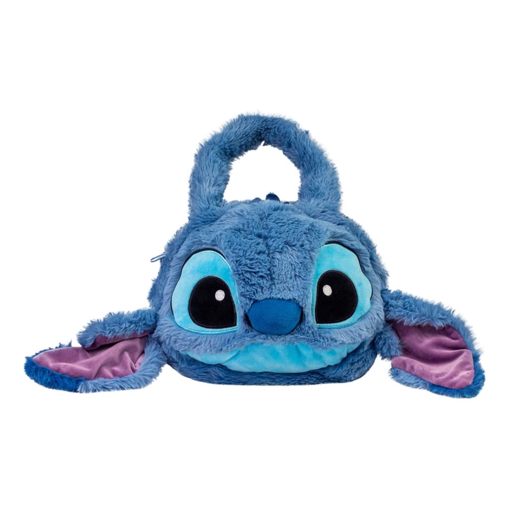 Bolsa De Mão Plush Peluciada Stitch Disney