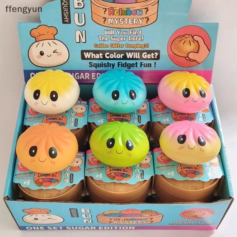FFE Bolinhos Squishy Coloridos Fidget Toy Alívio Do Estresse Aumento Lento Para Crianças Presente F