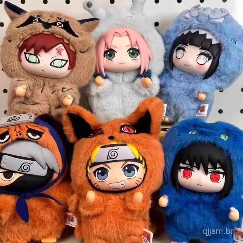 Naruto Shippuden Party Series Uzumaki Kakashi Gaara Boneco de Pelúcia Brinquedo Ornamento para Casa Chaveiro Coleção Pre