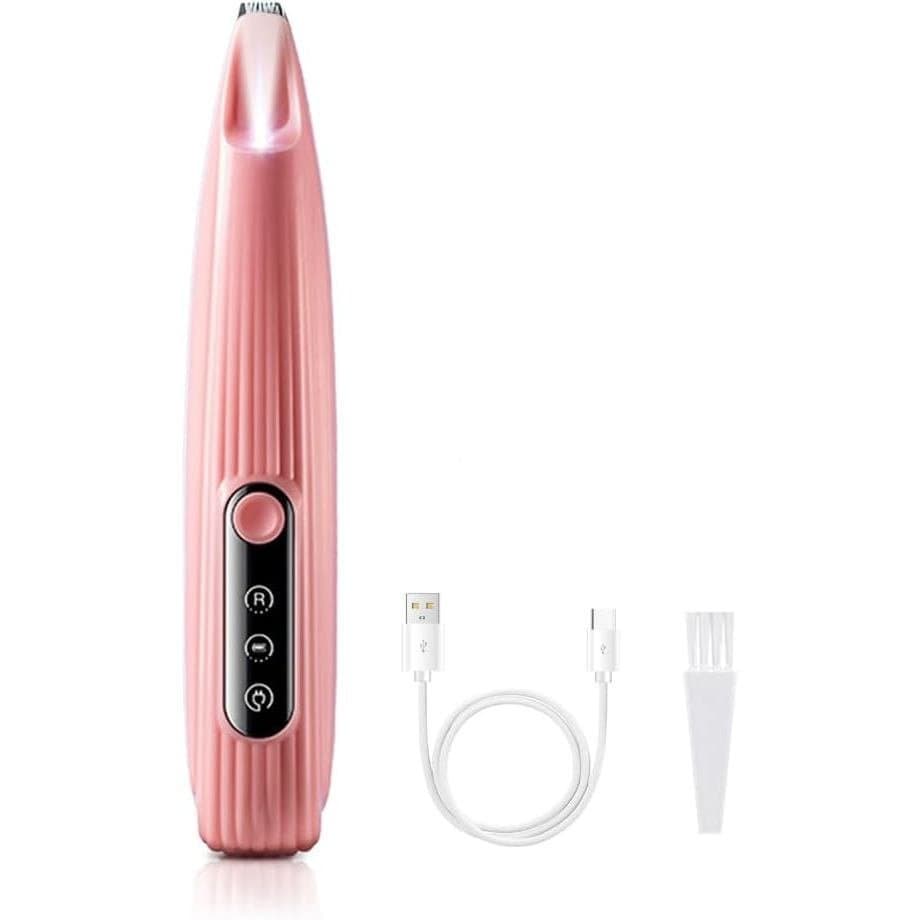 Aparador de pelos elétrico para filhotes, aparador de unhas elétrico USB para filhotes, aparador de pelos sem fio para f