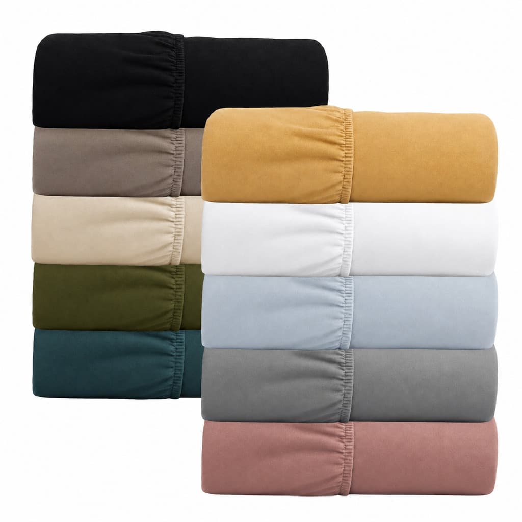 Lençol Avulso Sortido com Elástico Muito Macio Microfibra para Cama Box Solteiro Casal Queen King