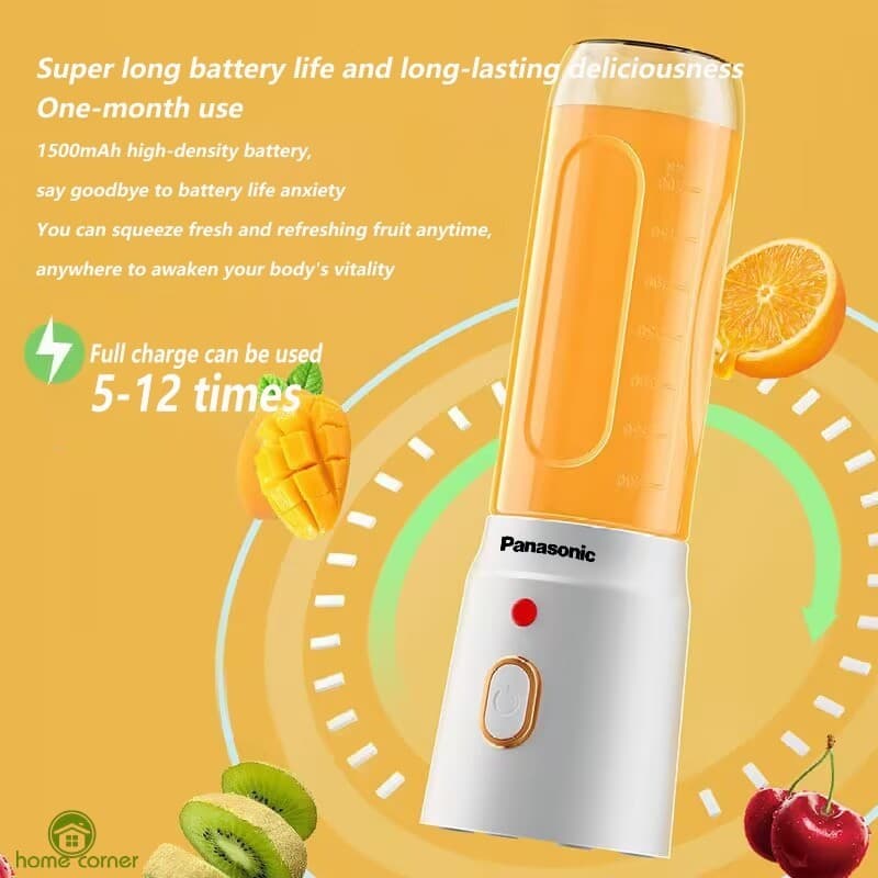 Liquidificador Espremedor De Frutas Recarregável USB Portátil De 2 Xícaras-Mini Fabricante De Suco Sem Fio De 10 Lâminas