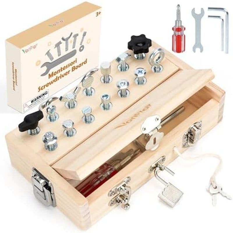 Vanplay Busy Board Toys Para Crianças De 3 4 5 Anos Presentes De Aniversário Meninos , Brinquedos Montessori 3 , Conjunt