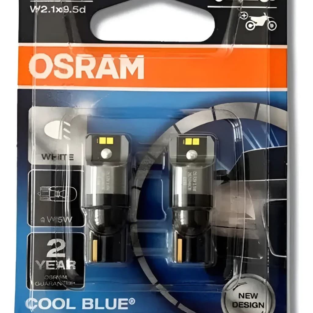 Pingão Lanterna Placa de Led Osram T10 W5w 6000k 12v