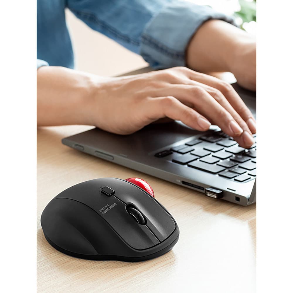 [Seleção] Mouse Trackball Ergonômico Sanwa Japonês Com Fio/Sem Fio/Bluetooth para Design Gráfico e Desenho CAD ZDWO