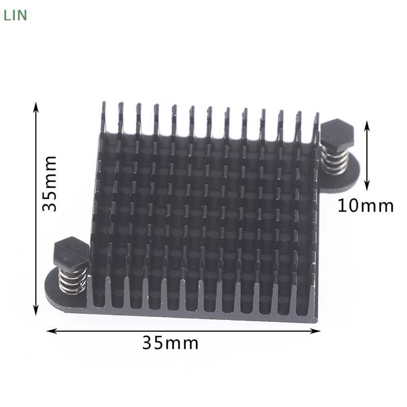 1Pc Dissipador De Calor De Alumínio 35 * 10MM Almofada De Resfriamento Sul Norte Ponte Chipset Radiador