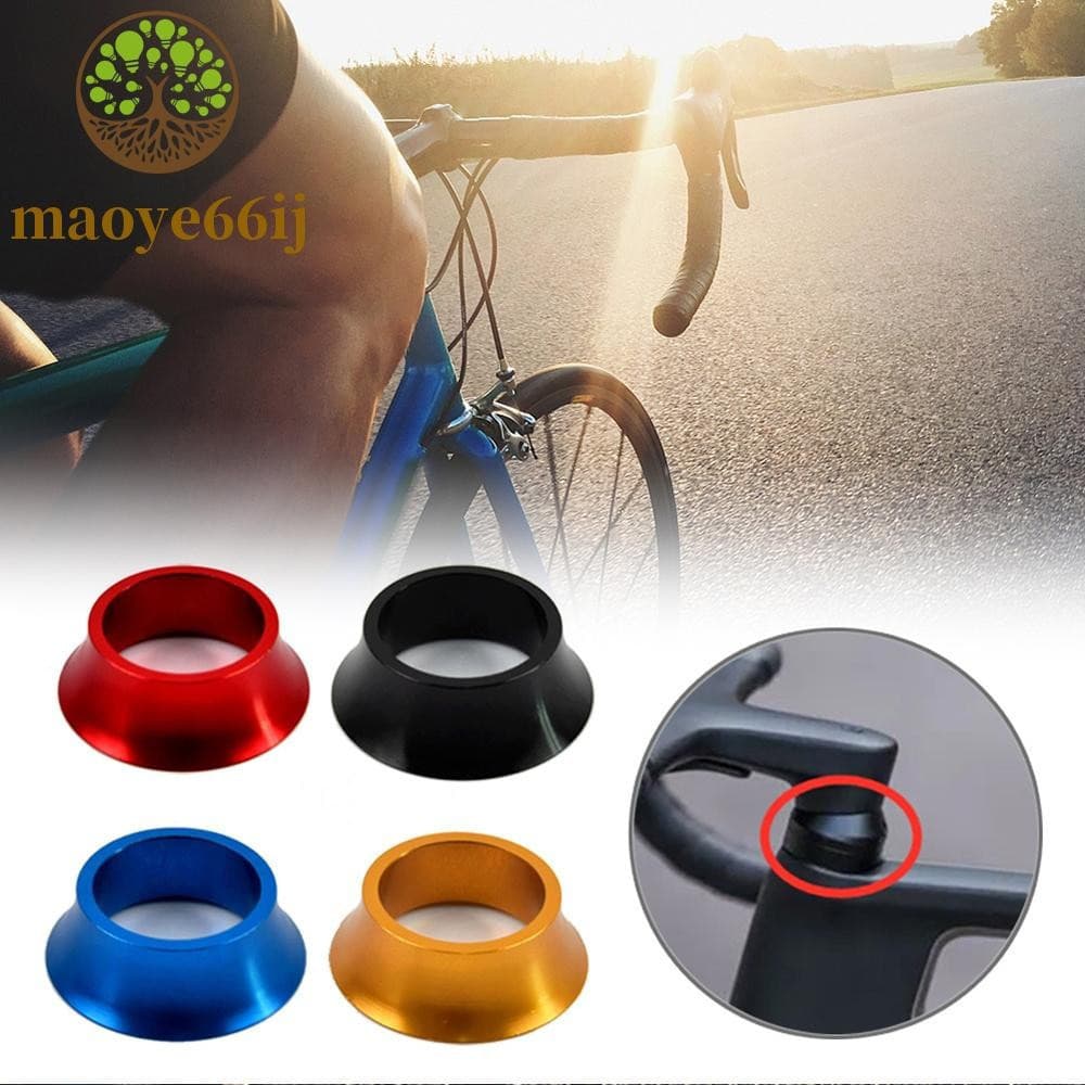 MAOYE66 Fones De Ouvido Da Bicicleta Arruela Espaçador Cônico Garfo Dianteiro Liga Alumínio Mountain Bike Cônica