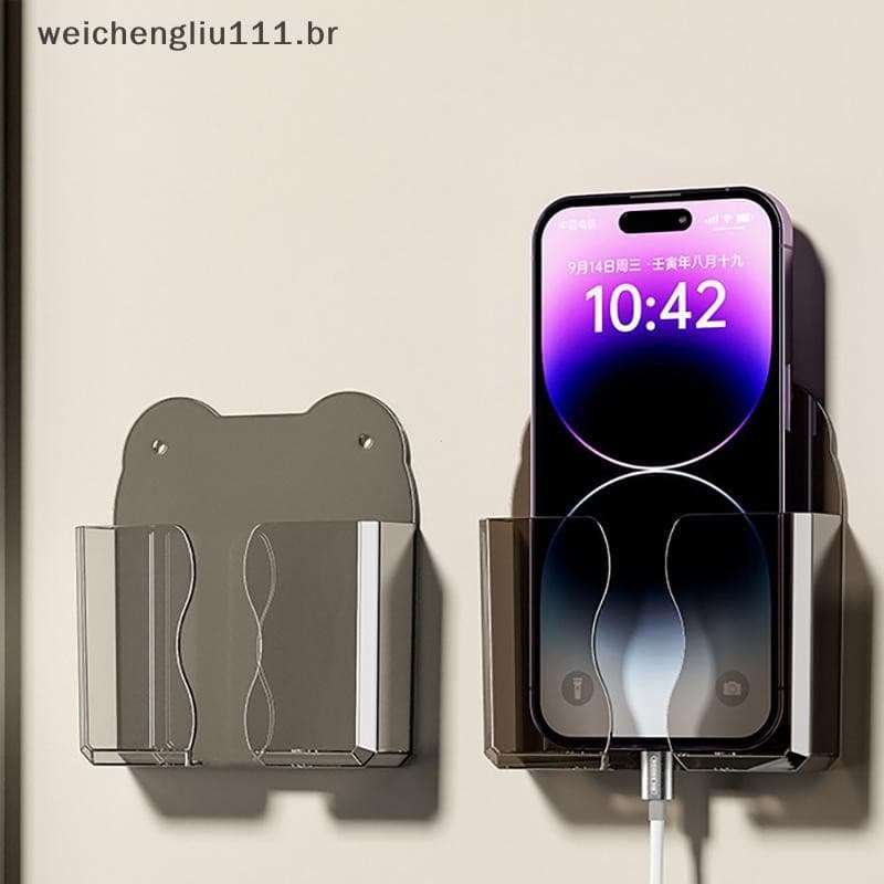# weicheng Suporte De Parede Para Celular , Caixa De Armazenamento Universal Carga De Organizador De Controle Remoto De