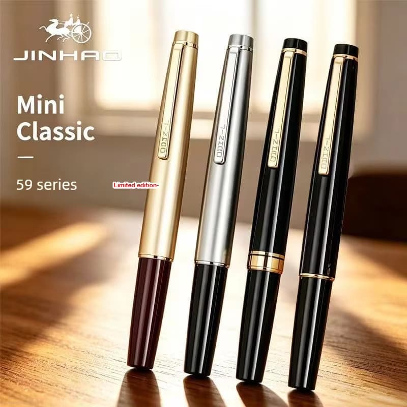 JINHAO 59 Caneta Tinteiro EF F Com Capuz Nib Luxo Elegante Canetas PK 80 Material Escolar De Escritório Papelaria De Cal