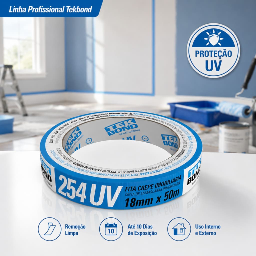Fita crepe azul 50 METROS alta qualidade