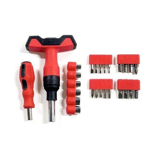 Kit Completo Chaves Com Ponteiras Profissional Ferramentas Manutenção Casa Oficina