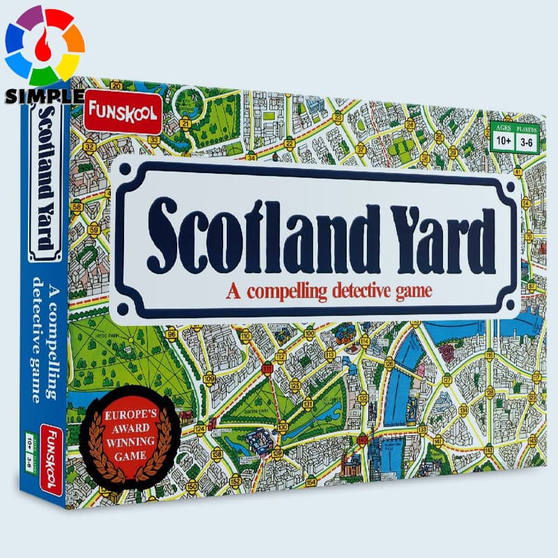 Scotland Yard Board Game (3-6 Players, 10+)