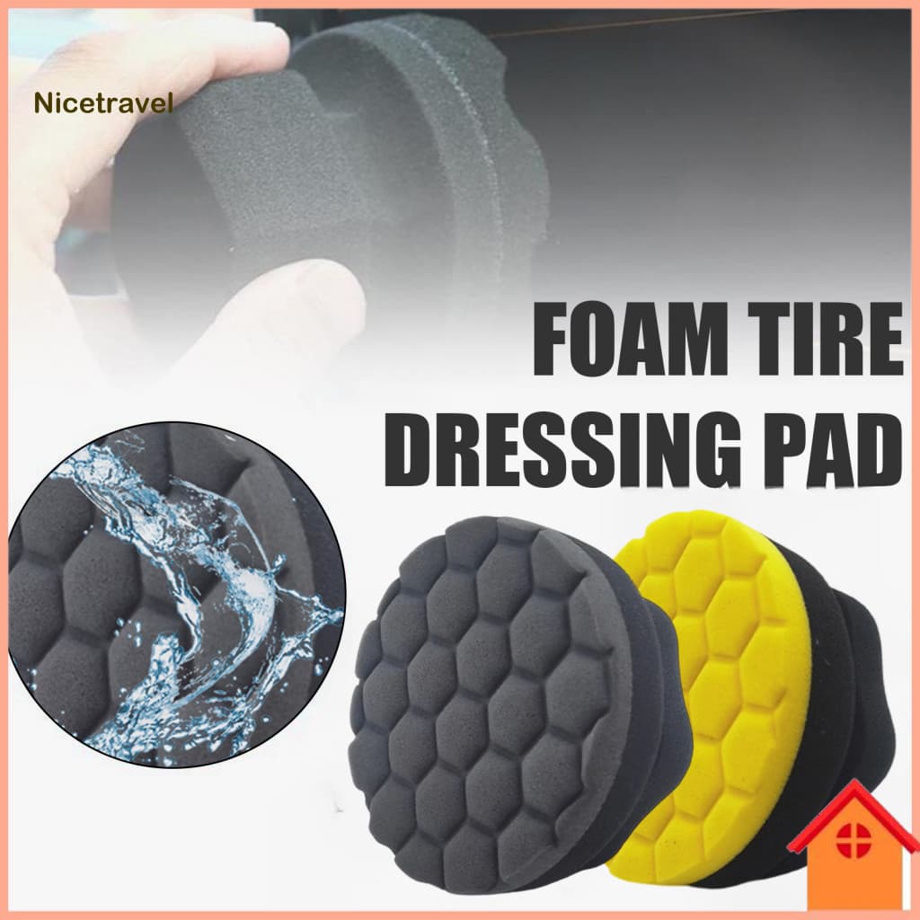 Reusable Sponge Tray Versatile Waxing Car Hexagonal Pattern Efficient Heat Dissipation Durable Wax Applicator Easy Grip