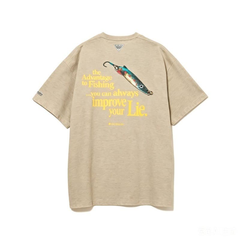 Pronto Estoque Camiseta Estilo Folgado BEAMS Isca Impressão 100 % Algodão Masculino Feminino Gola Redonda Manga Curta 07
