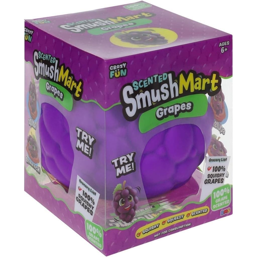 Brinquedo Macio com Aroma de Uva Smush Mart