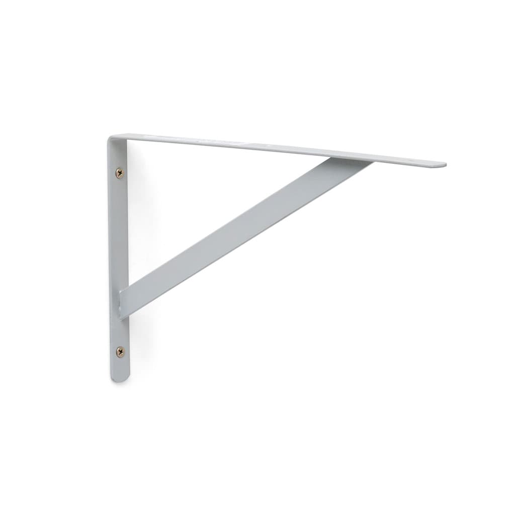 Kit 4X Suporte Mão Francesa Para Prateleira De 25 Cm Prata