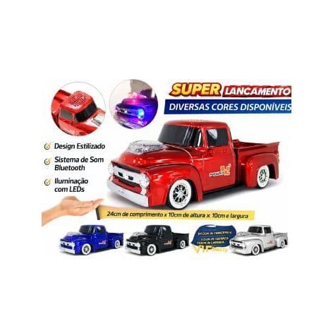 Caixa de Som Bluetooth Caminhonete WS-538BT FM USB SD Alta Qualidade
