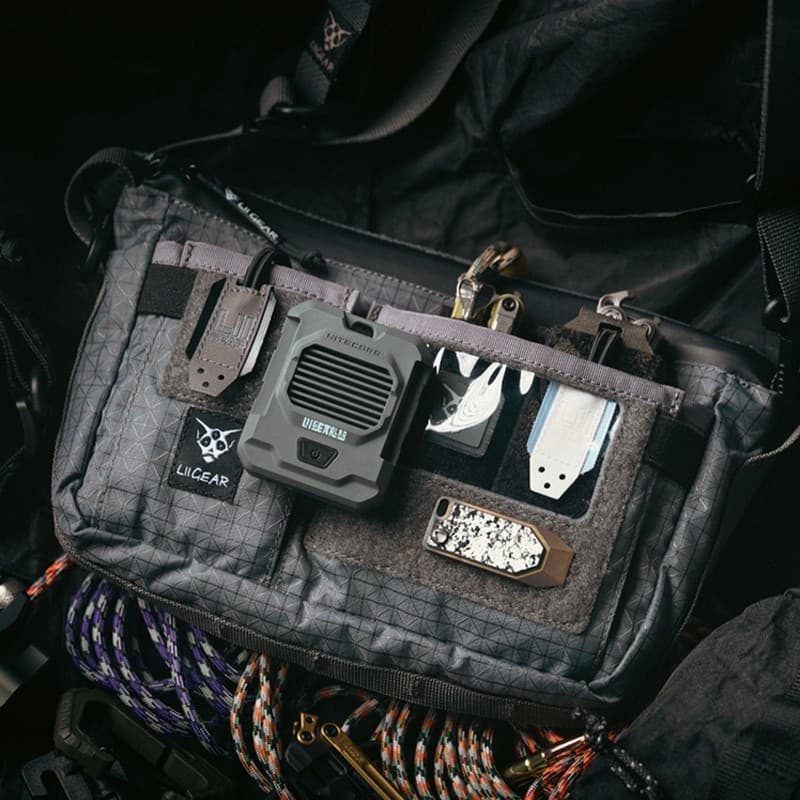 LiiGear Oficial Earth Three E3 Outdoor Commuter Funcional Diversos Bolsa edc Bolsa Mensageiro de Ombro Leve