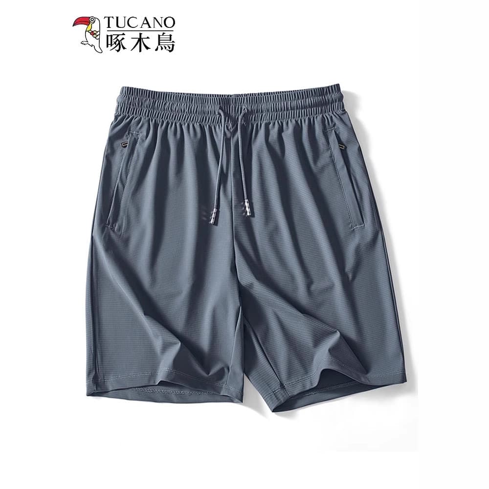 Woodpecker gelo seda geral Shorts masculino verão novo estilo calças de cinco pontos esportes largos solto All-match Cas