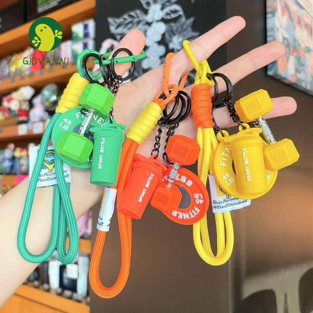 Chaveiro De Placas De Barra GIOVANNI , Halteres De Simulação Removível INS , Pingente De Bolsa