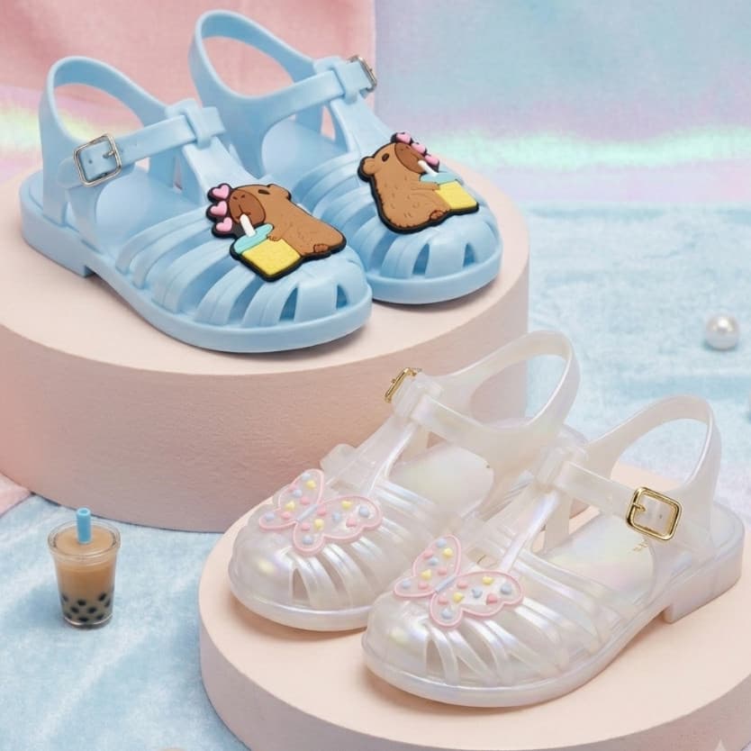 Kit 2 Sandália Infantil Menina Confortável e Macia Verão