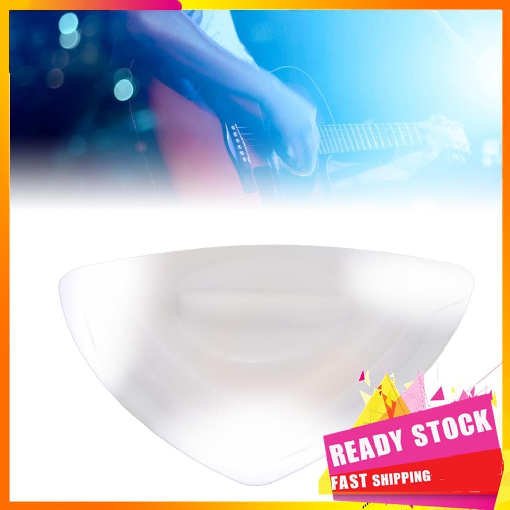 gfgfgfgg Palheta de guitarra LED brilhante para guitarristas com bateria ABS e material metálico CR1220 (BRANCO)