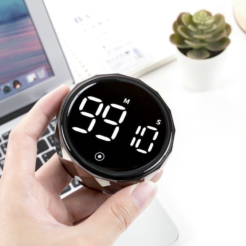 LED grande display contagem regressiva magnética de cozinha temporizador digital