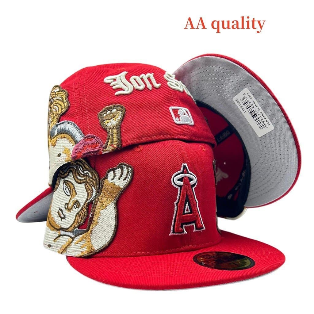 Novo Chapéu Não Ajustável ANGELS59FIFTY De Alta Qualidade Masculino E Feminino Bordado Totalmente Fechado
