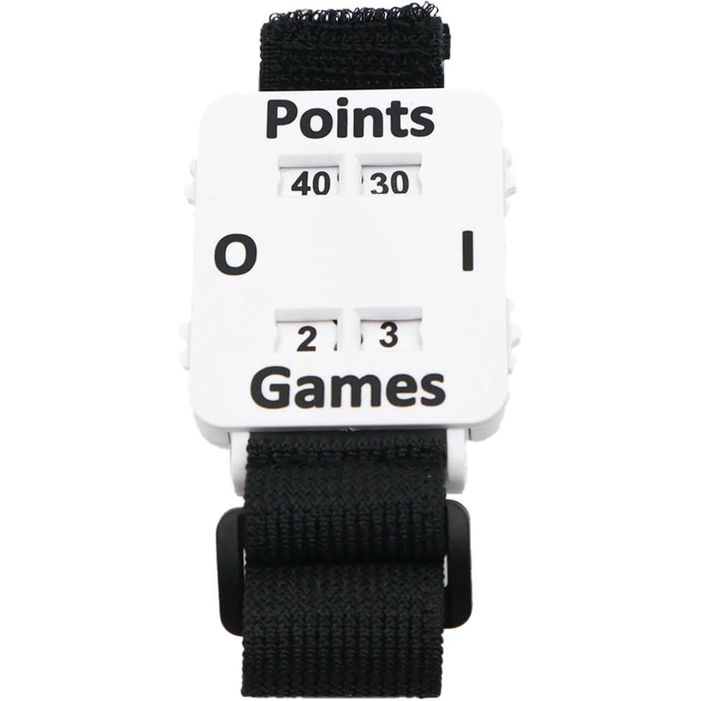 Relógio Contador de Pontos com Pulseira Ajustável, Pulseira Contadora de Pontos para Tênis, Contador Esportivo Ajustável