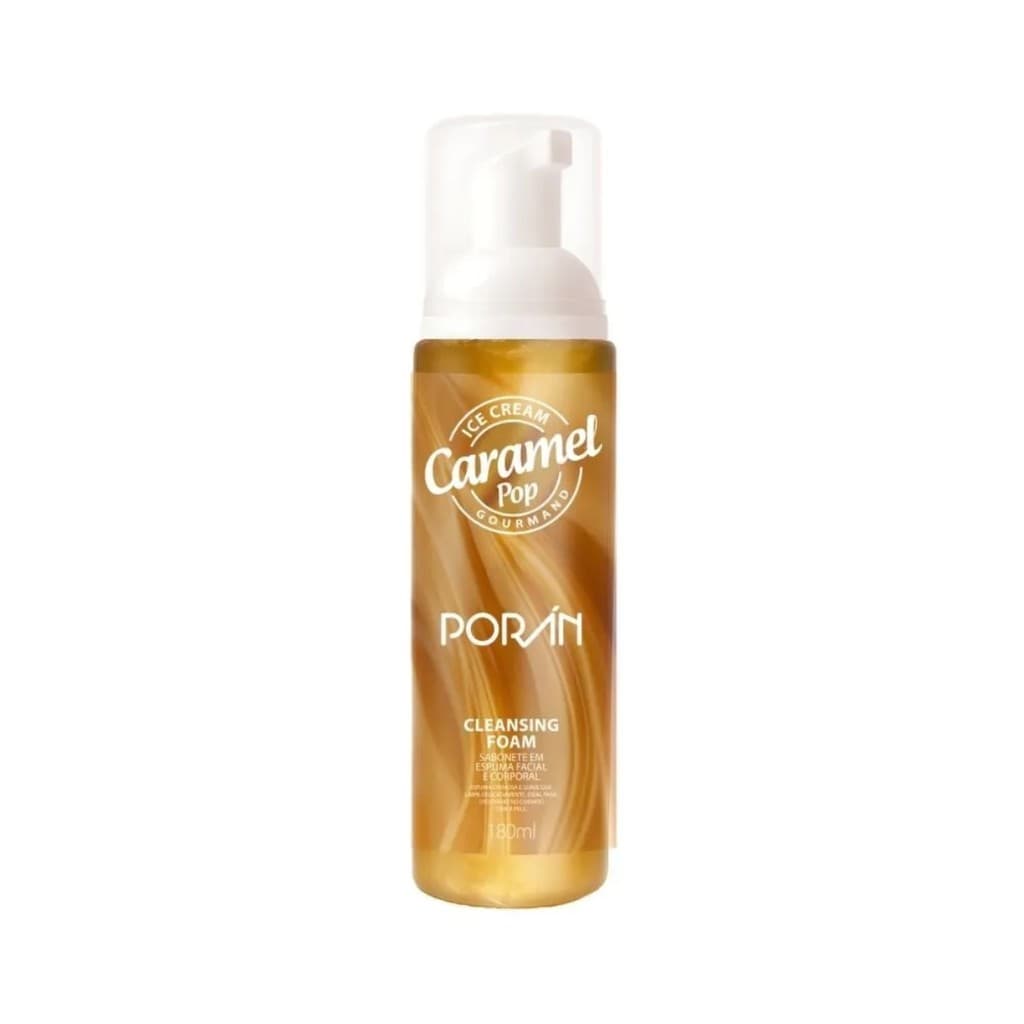 Mousse de limpeza Vegano Ice Cream Caramel Pop Gourmand Porán 490