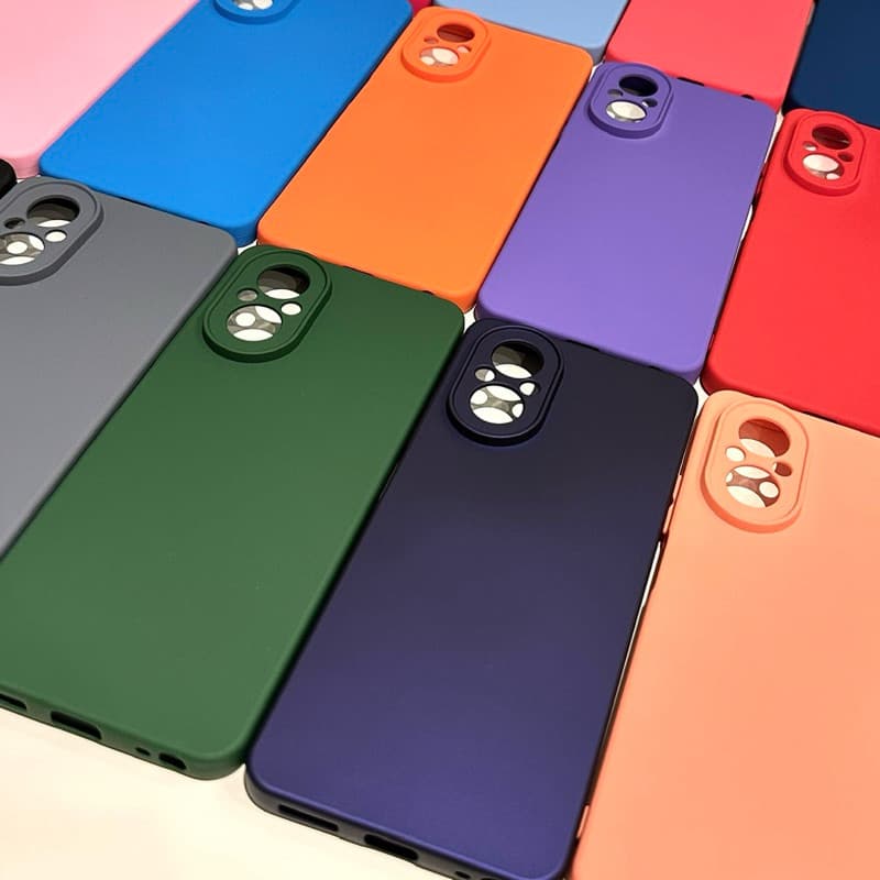 Capa Capinha  Para Celular OPPO A38 4G OPPO A58 4G OPPO A58 5G OPPO A78 5G Com Interior Aveludado de Silicone