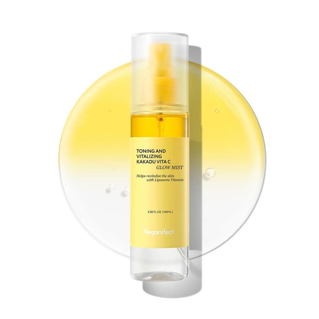VEGANIFECT Sérum Facial em Spray com Vitamina C, Niacinamida e Glutationa |   Spray facial iluminador com vitamina C, ni