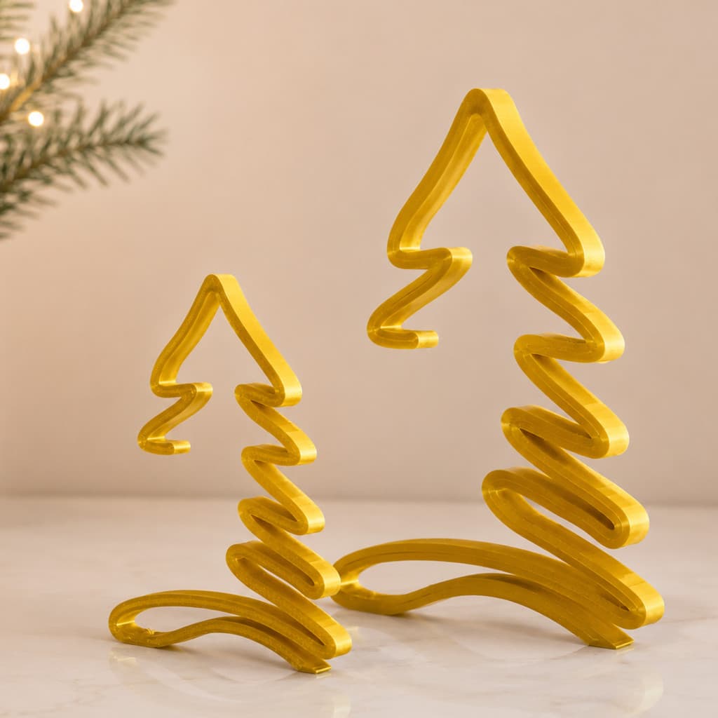 Árvore Dourada Natalina Decoração para Natal Sala Quarto Design Moderno de Árvore espiral